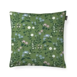Marimekko Finlayson Ulla Green / Blue / Pink Throw Pillow -home decoration finlayson ulla green blue pink throw pillow 13