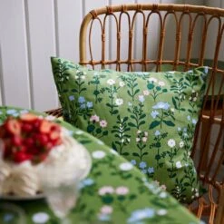 Marimekko Finlayson Ulla Green / Blue / Pink Throw Pillow -home decoration finlayson ulla green blue pink throw pillow 17