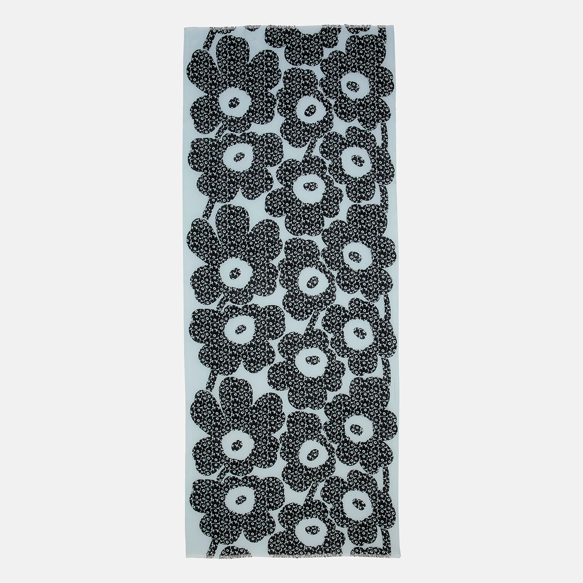Marimekko Fiore Unikot Blue / Black Scarf 3 Marimekko Fiore Unikot Blue / Black Scarf