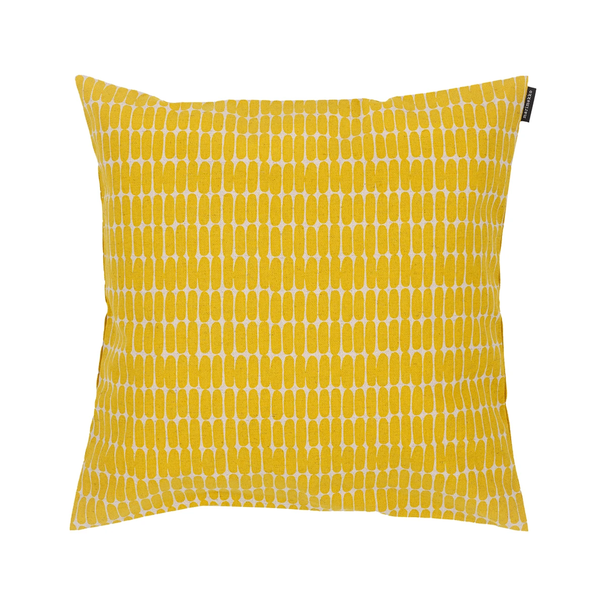 Marimekko Alku Spring Yellow / Beige Throw Pillow 4 Marimekko Alku Spring Yellow / Beige Throw Pillow - Image 2