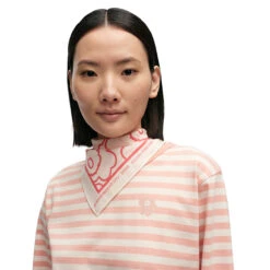 Marimekko Astrilli Piirto Unikko Off-White / Pink Scarf