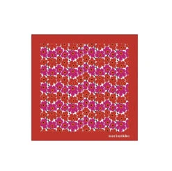 Marimekko Astrilli Pikkuinen Unikko Red / Pink Scarf