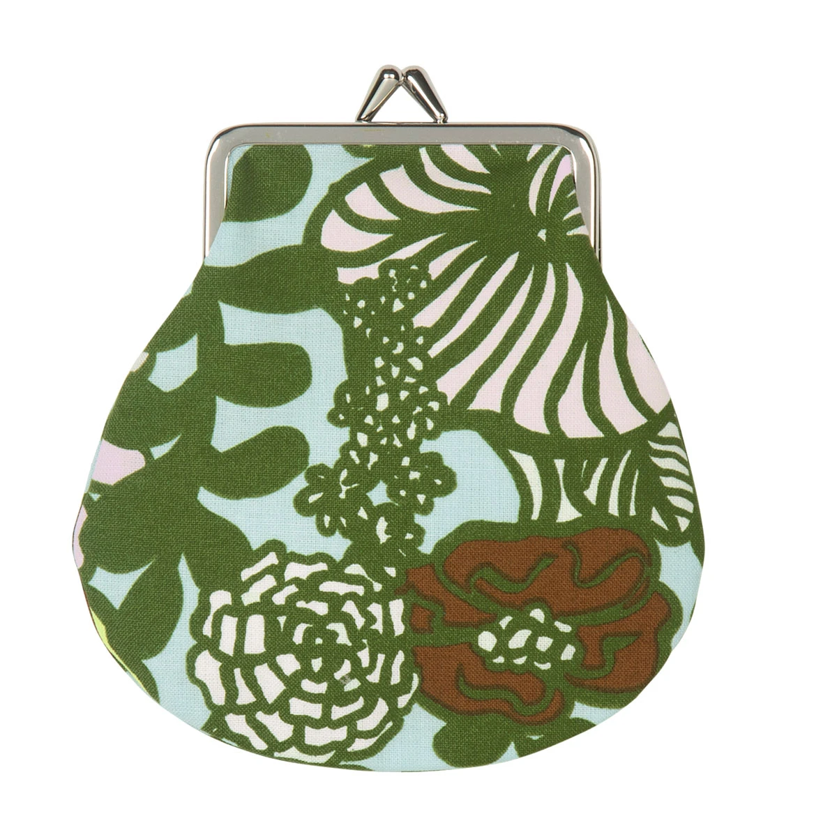 Marimekko Auringon Alla Blue / Green Coin Purse 3 Marimekko Auringon Alla Blue / Green Coin Purse