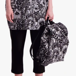 Marimekko Auringon Alla Grey / Black / White Erika Backpack -home decoration marimekko auringon alla grey black white erika backpack 53