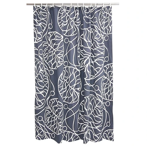 Marimekko Bottna Slate Cotton Shower Curtain 3 Marimekko Bottna Slate Cotton Shower Curtain