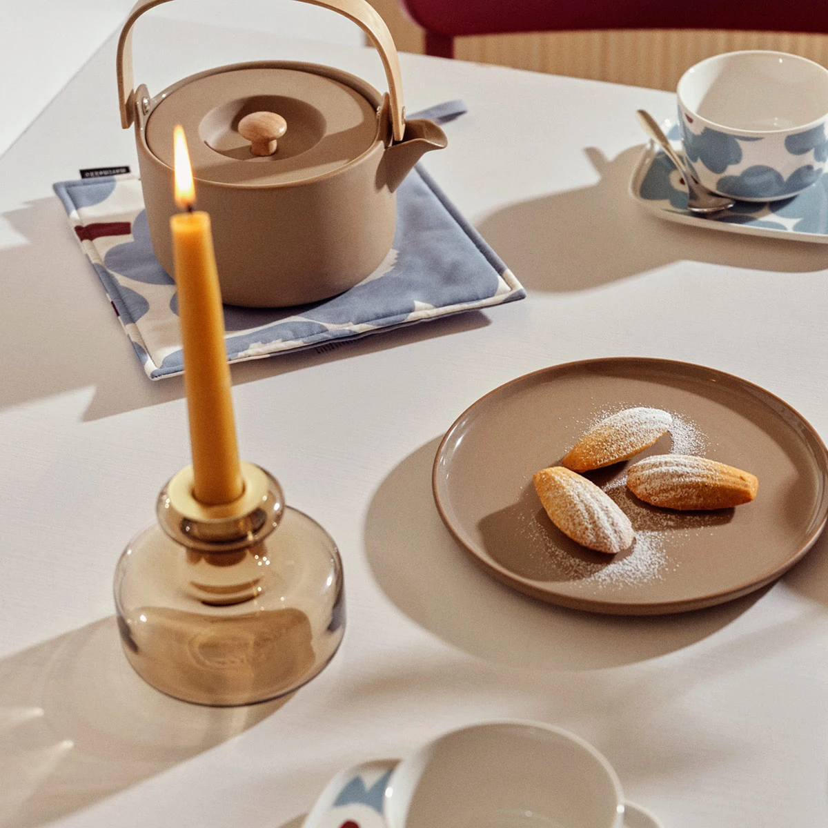 Marimekko Clay Puteli Candle Holder / Vase 4 Marimekko Clay Puteli Candle Holder / Vase - Image 2