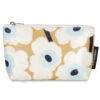 Marimekko Eena Unikko Beige / Blue Cosmetic Bag -home decoration marimekko eena unikko white beige cosmetic bag 29