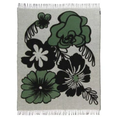 Marimekko Elakoon Elama White / Black / Green Blanket 11 Marimekko Elakoon Elama White / Black / Green Blanket -home decoration marimekko elakoon elama white black green blanket 65