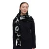 Marimekko Fiore Unikko Black / White Scarf 1 Marimekko Fiore Unikko Black / White Scarf -home decoration marimekko fiore unikko black white scarf 21