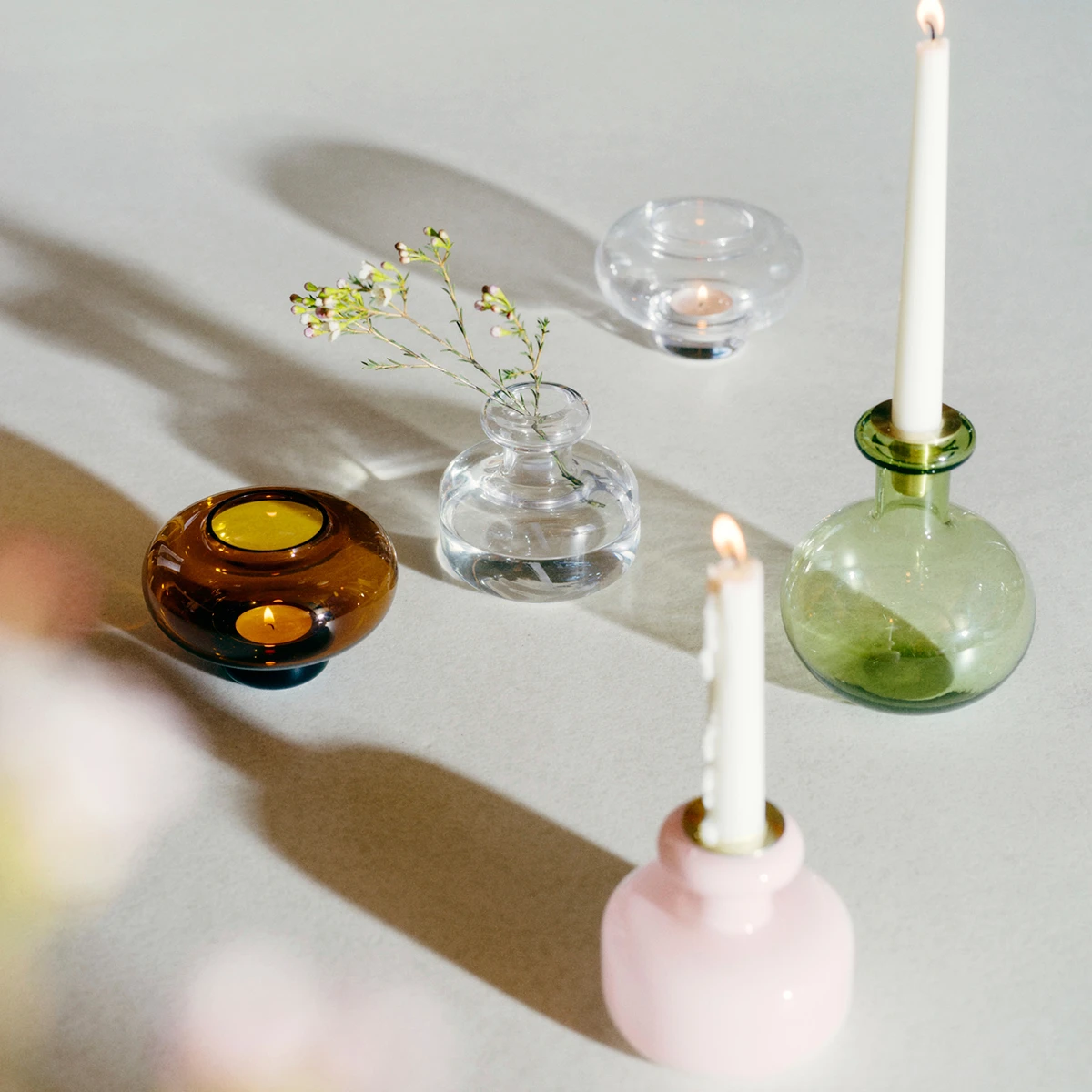 Marimekko Fyr Clear Candle Holder 3 Marimekko Fyr Clear Candle Holder