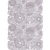 Marimekko Geranium White / Grey Cotton Fabric -home decoration marimekko geranium white grey cotton fabric 71