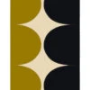 Marimekko Härkä Olive/Black Fabric Repeat -home decoration marimekko h rk olive black fabric 23