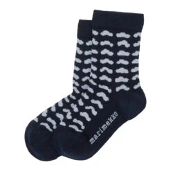 Marimekko Hattara Navy / White Children's Luku Socks