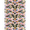 Marimekko Hattarakukka Pink / Blue / Brown PVC-Coated Cotton Fabric -home decoration marimekko hattarakukka pink blue brown pvc coated cotton fabric 70