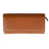 Marimekko Helinä Brown/Black Leather Wallet