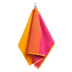 Marimekko Hennika Guest Towel - Pink / Citrus