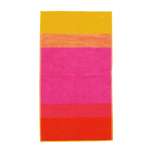 Marimekko Hennika Hand Towel - Pink / Citrus 4 Marimekko Hennika Hand Towel - Pink / Citrus - Image 2