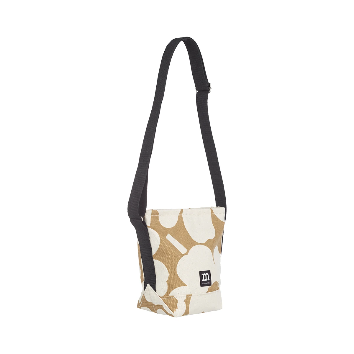 Marimekko Iltanen Unikko Gold / Canvas Shoulder Bag 6 Marimekko Iltanen Unikko Gold / Canvas Shoulder Bag - Image 4