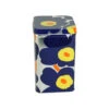 Marimekko Indigo/Yellow Unikko Large Tin -home decoration marimekko indigo yellow unikko large tin 52