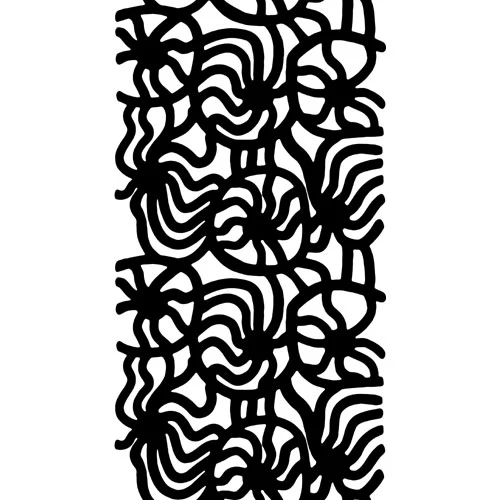 Marimekko Joonas Black / White Upholstery Fabric 7 Marimekko Joonas Black / White Upholstery Fabric - Image 5