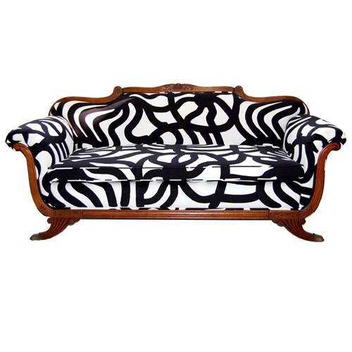 Marimekko Joonas Black / White Upholstery Fabric 4 Marimekko Joonas Black / White Upholstery Fabric - Image 2