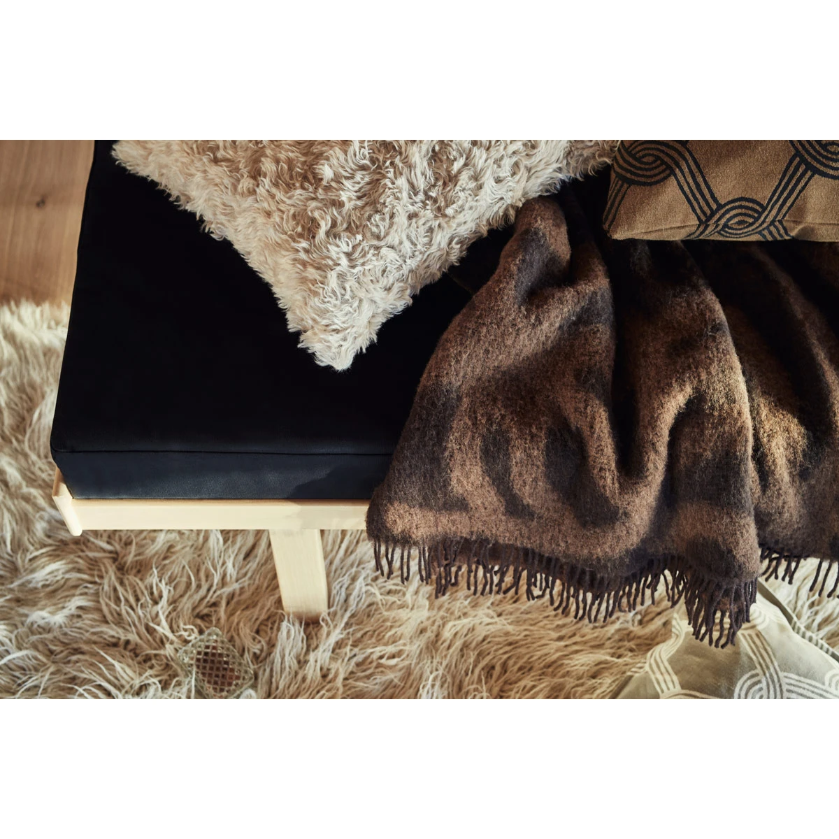 Marimekko Joonas Brown Blanket 3 Marimekko Joonas Brown Blanket