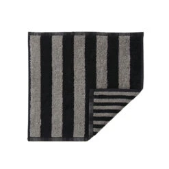 Marimekko Kaksi Black / Grey Washcloth