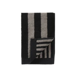 Marimekko Kaksi Raitaa Black / Grey Guest Towel