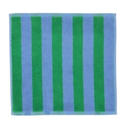 Marimekko Kaksi Raitaa Blue / Green Washcloth
