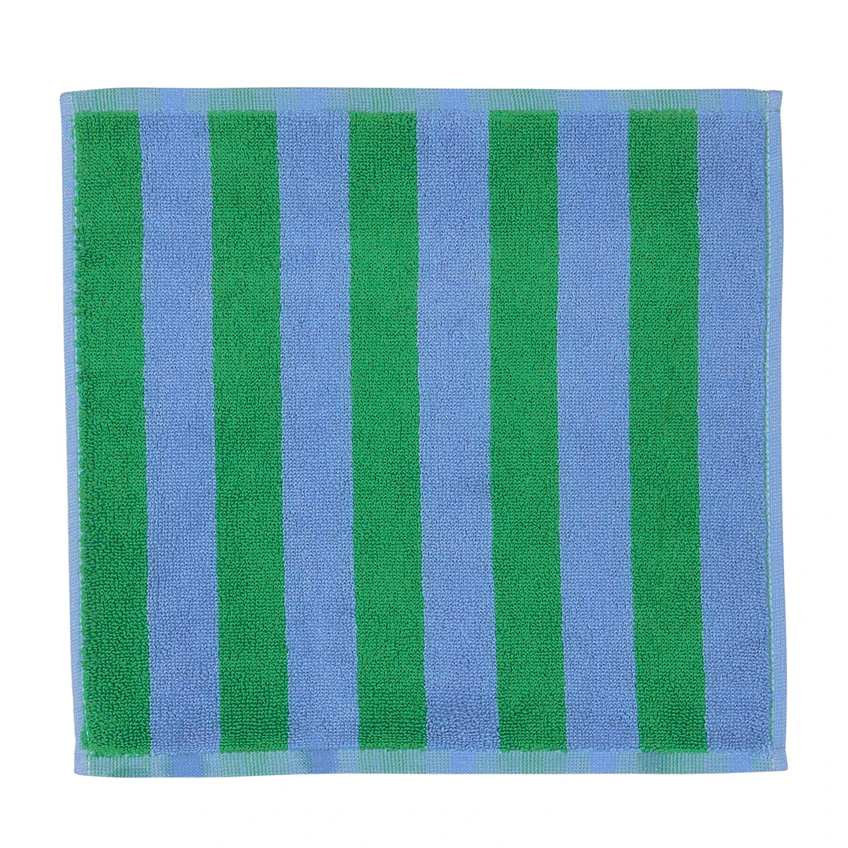 Marimekko Kaksi Raitaa Blue / Green Washcloth 3 Marimekko Kaksi Raitaa Blue / Green Washcloth