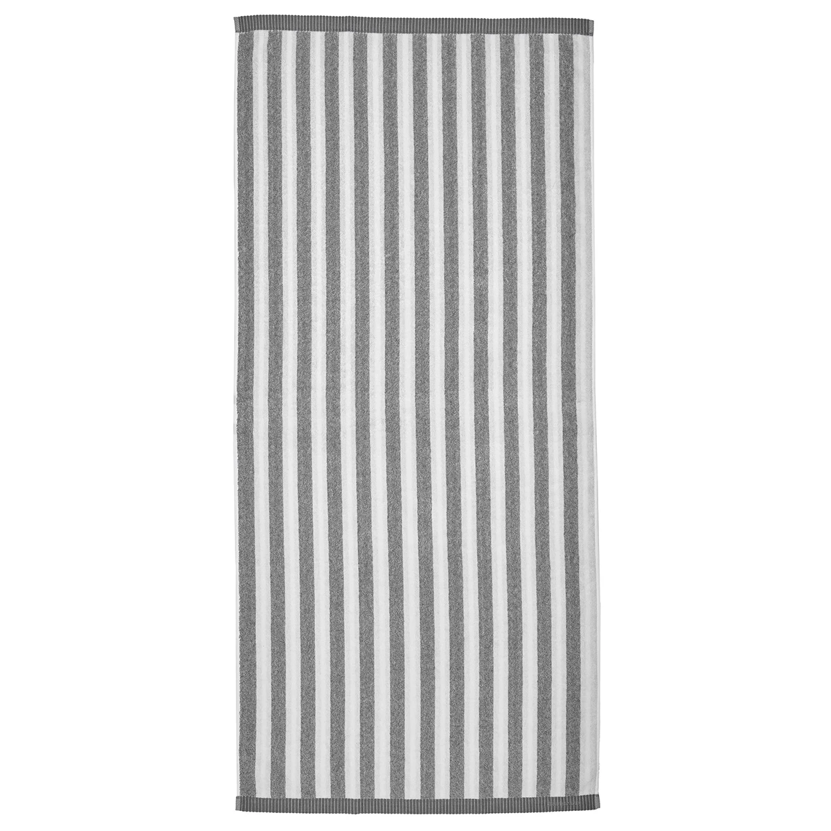 Marimekko Kaksi Raitaa Heather Grey / White Bath Towel 3 Marimekko Kaksi Raitaa Heather Grey / White Bath Towel