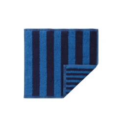 Marimekko Kaksi Raitaa Navy / Blue Washcloth