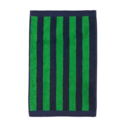 Marimekko Kaksi Raitaa Navy / Green Guest Towel