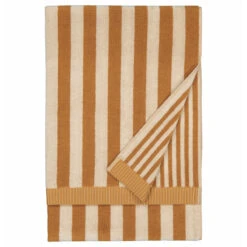 Marimekko Kaksi Raitaa Ochre Bath Towel