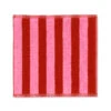 Marimekko Kaksi Raitaa Red / Pink Washcloth