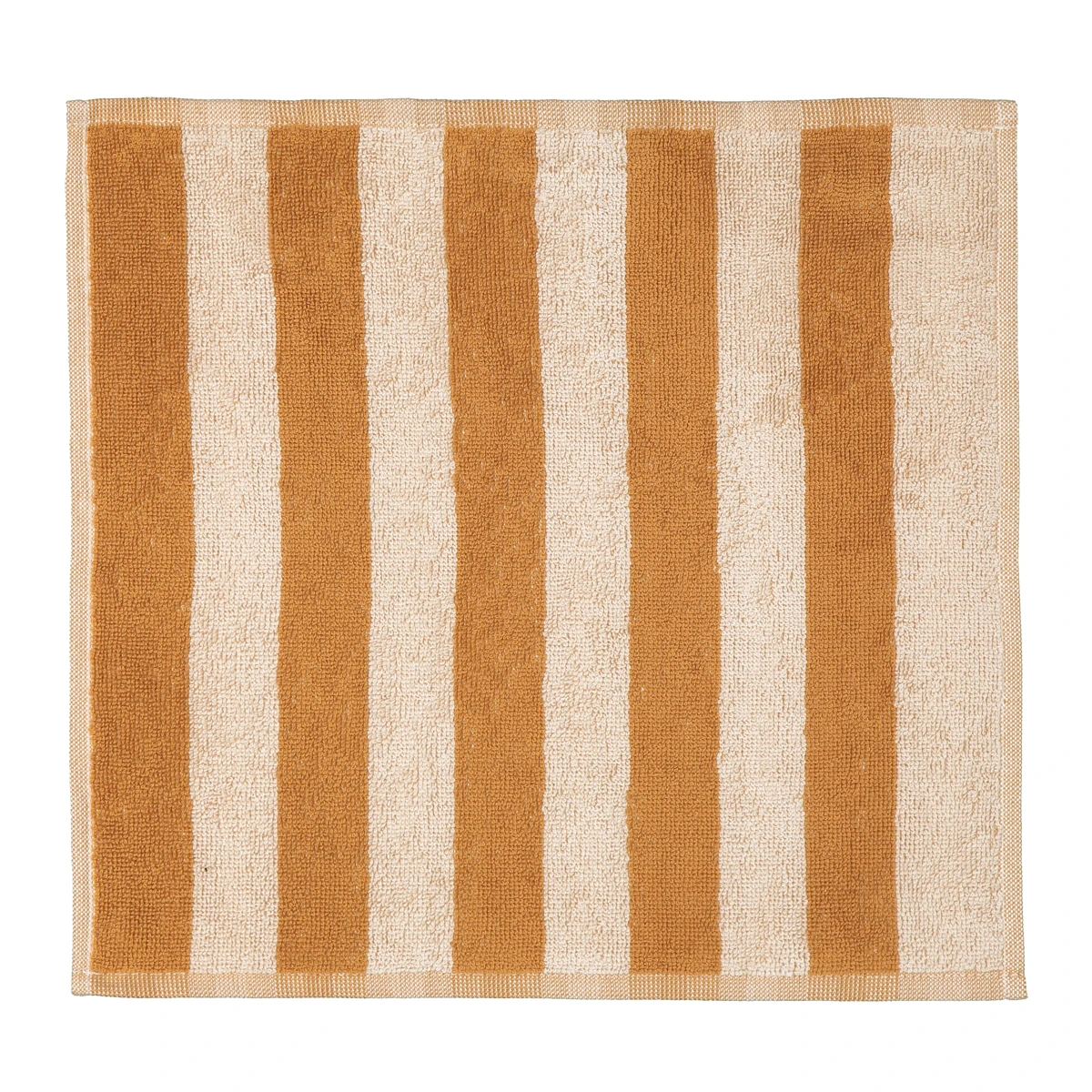 Marimekko Kaksi Raitta Ochre Washcloth 3 Marimekko Kaksi Raitta Ochre Washcloth