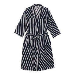 Marimekko Kalasääski Midnight Blue / White Bath Robe