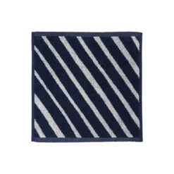 Marimekko Kalasääski Midnight Blue / White Washcloth