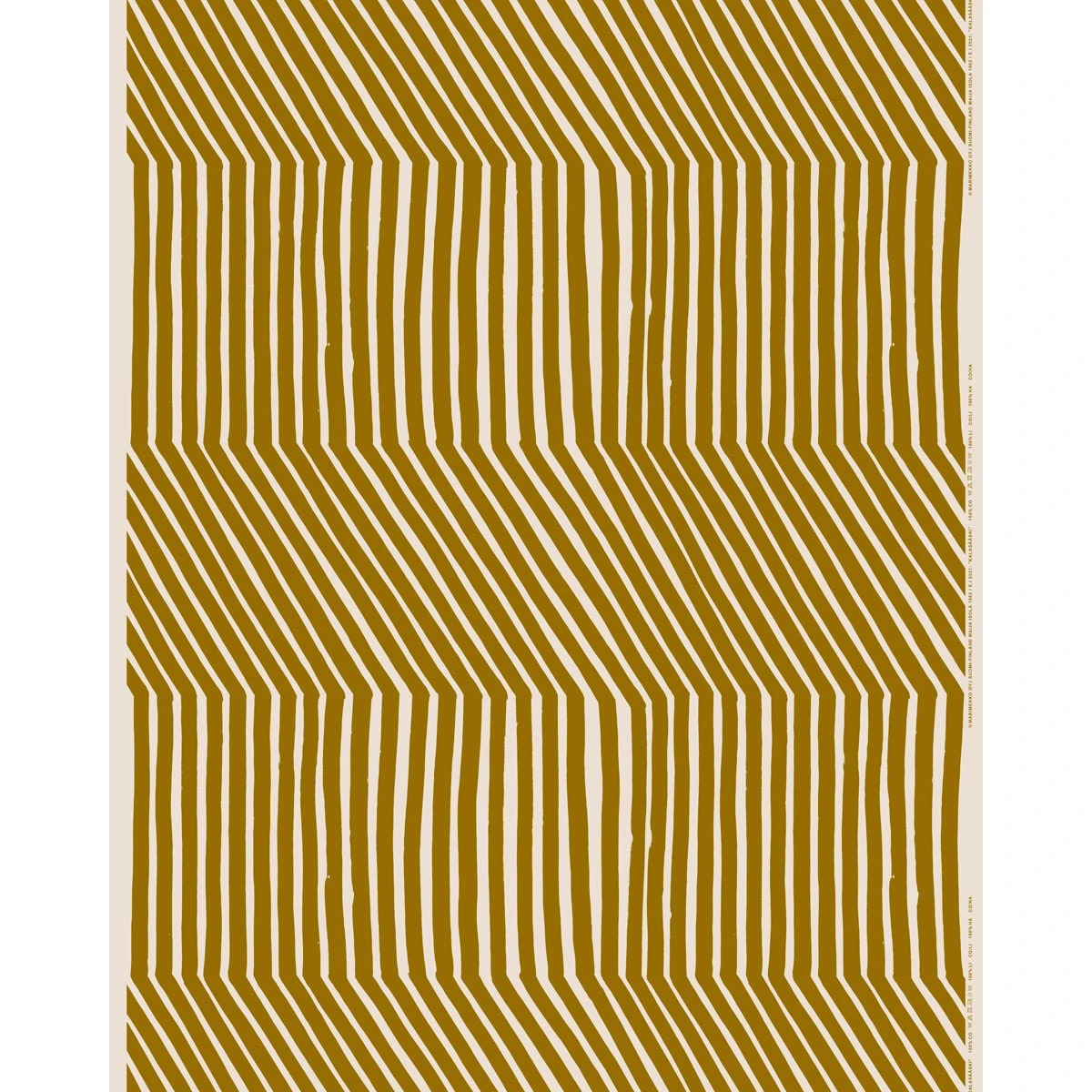 Marimekko Kalasääski Olive Fabric Repeat 4 Marimekko Kalasääski Olive Fabric Repeat - Image 2