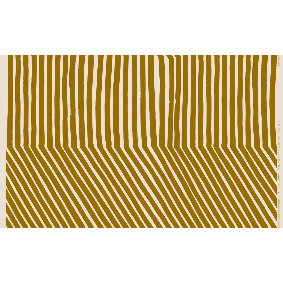 Marimekko Kalasääski Olive Fabric Repeat 3 Marimekko Kalasääski Olive Fabric Repeat