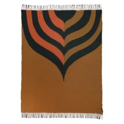 Marimekko Keisarinkruunu Brown / Black / Orange Blanket -home decoration marimekko keisarinkruunu brown black orange blanket 51