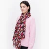 Marimekko Kesaheina Black / Orange / Pink Fiore Scarf 1 Marimekko Kesaheina Black / Orange / Pink Fiore Scarf -home decoration marimekko kesaheina black orange pink fiore scarf 31