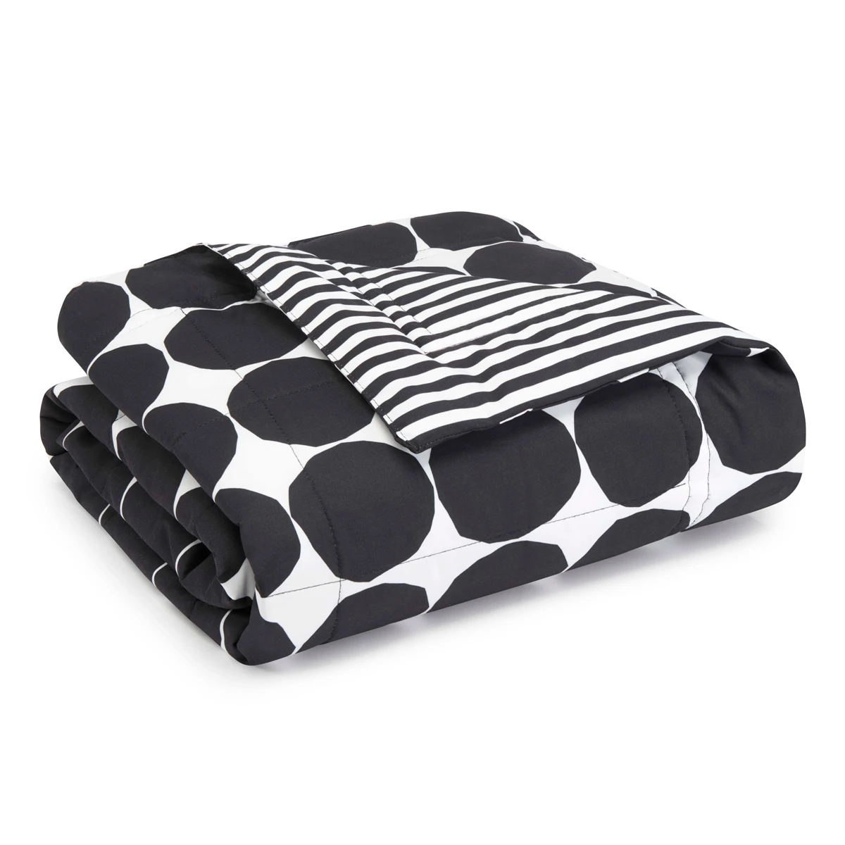 Marimekko Kivet Black / Ajo Black Reversible Throw 8 Marimekko Kivet Black / Ajo Black Reversible Throw - Image 6