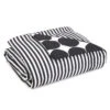 Marimekko Kivet Black / Ajo Black Reversible Throw 1 Marimekko Kivet Black / Ajo Black Reversible Throw -home decoration marimekko kivet black ajo black reversible throw blanket 50