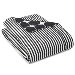 Marimekko Kivet Black / Ajo Black Reversible Twin Blanket 12 Marimekko Kivet Black / Ajo Black Reversible Twin Blanket -home decoration marimekko kivet black ajo black reversible twin blanket 65