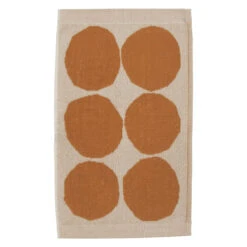 Marimekko Kivet Ivory / Bronze Guest Towel