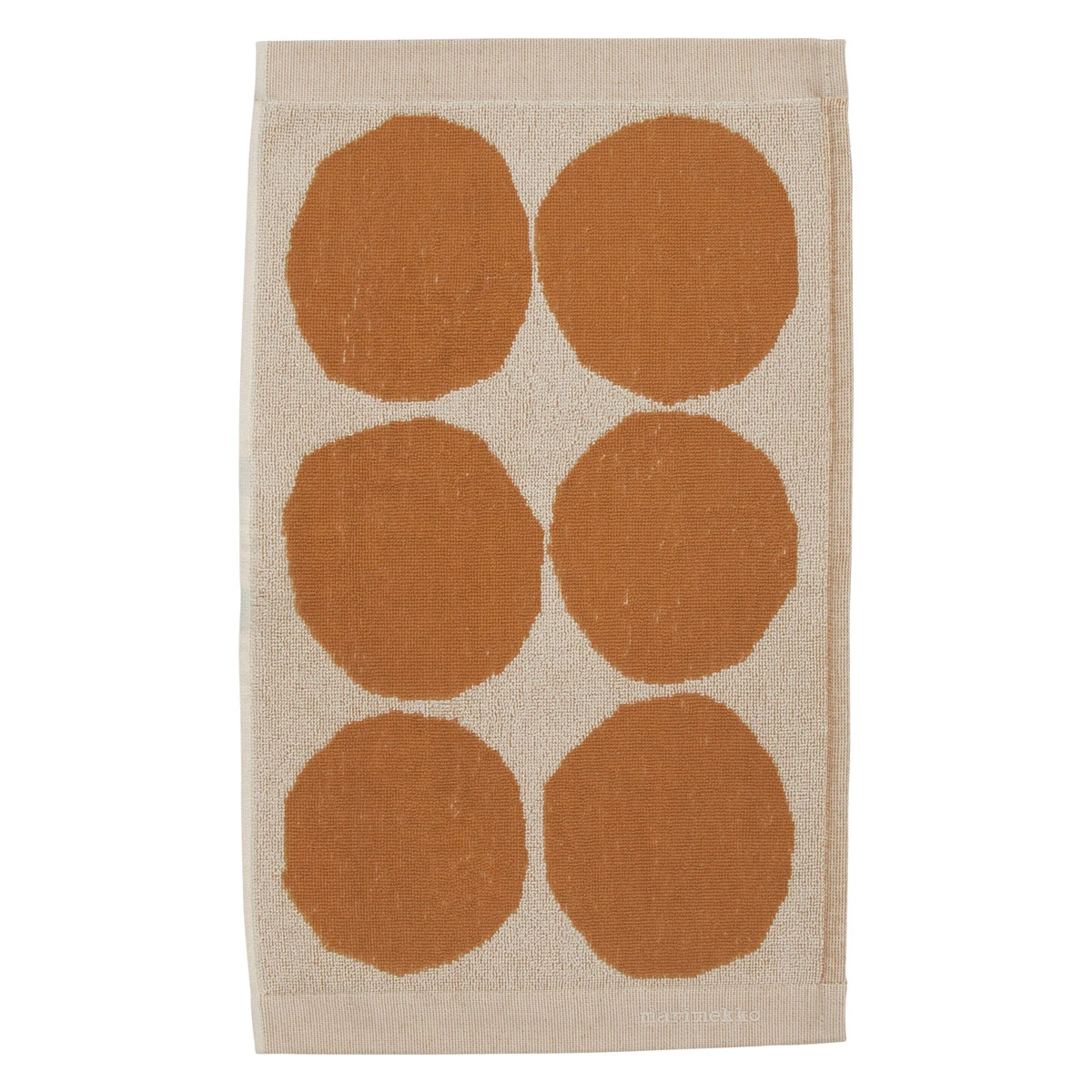Marimekko Kivet Ivory / Bronze Guest Towel 3 Marimekko Kivet Ivory / Bronze Guest Towel