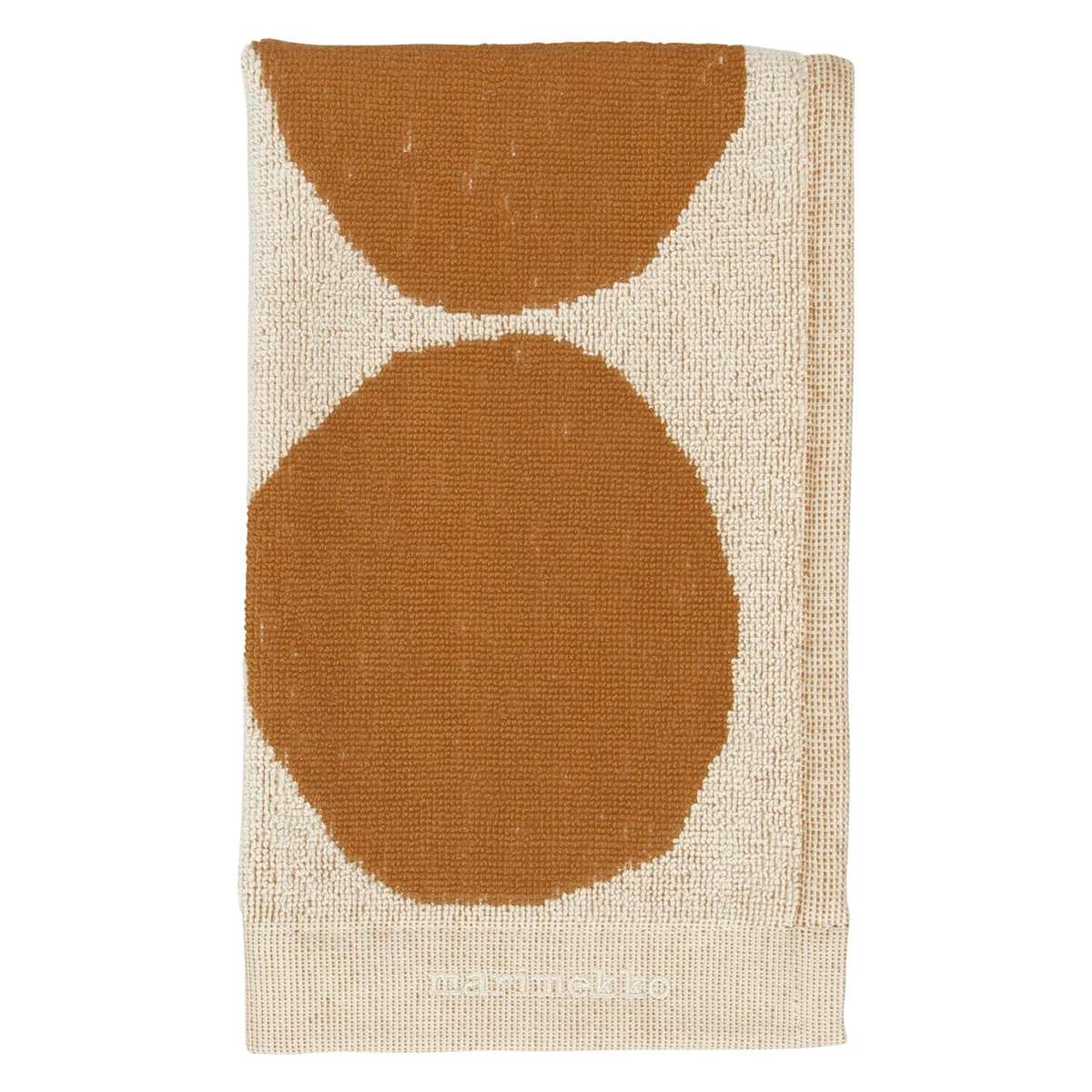 Marimekko Kivet Ivory / Bronze Guest Towel 4 Marimekko Kivet Ivory / Bronze Guest Towel - Image 2