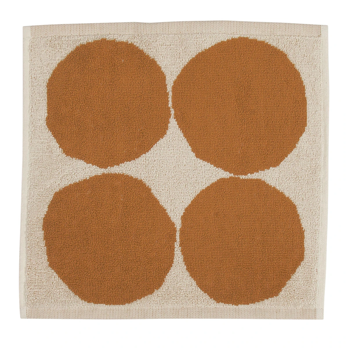 Marimekko Kivet Ivory / Bronze Washcloth 3 Marimekko Kivet Ivory / Bronze Washcloth