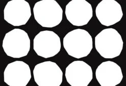 Marimekko Kivet White/Black Upholstery Fabric